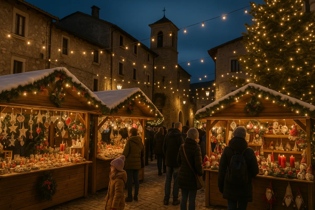 Mercatini di Natale abruzzesi: dove trovare regali originali e atmosfera magica in ogni paese