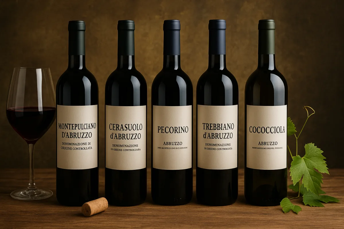 Vini autoctoni abruzzesi poco conosciuti: la selezione che conquista gli intenditori