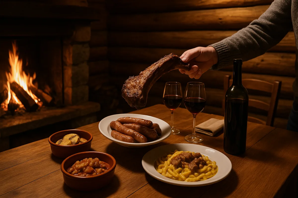 Serata in baita con cena tipica abruzzese: il dettaglio che rende l’esperienza davvero memorabile
