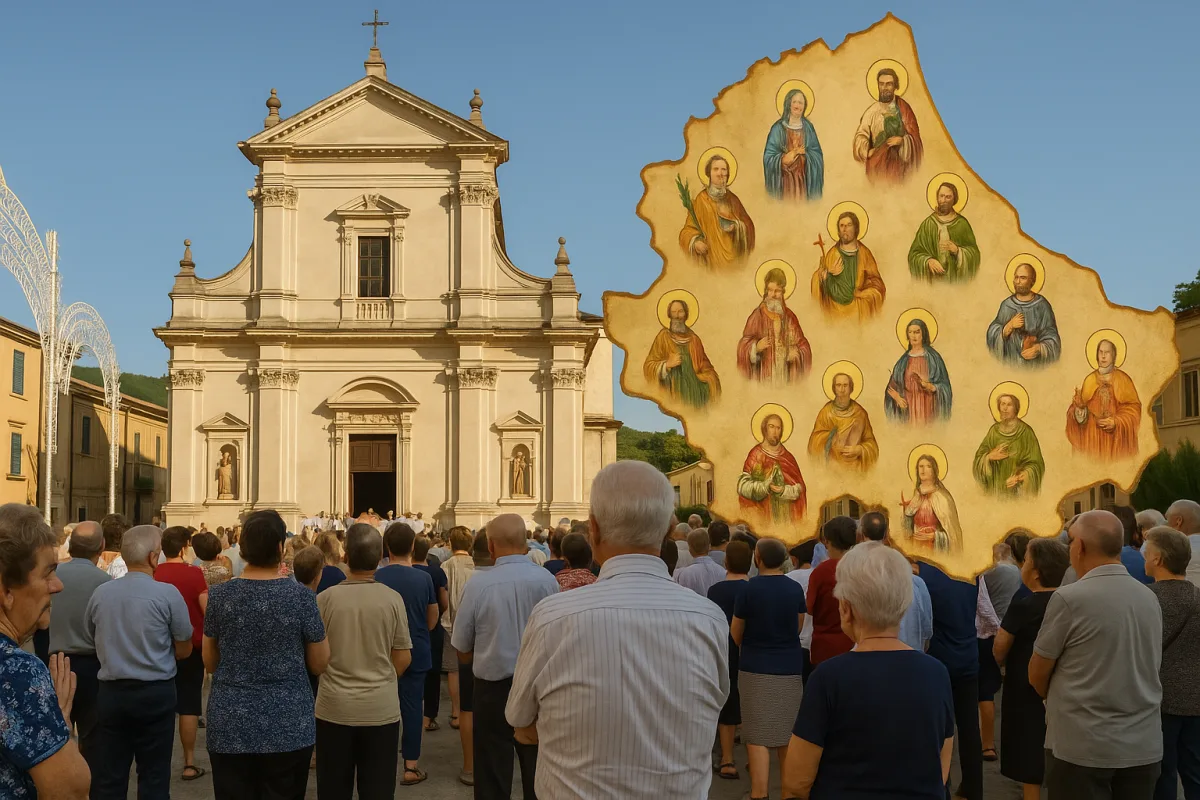 Perché agosto è il mese delle feste patronali in Abruzzo: la mappa dei santi