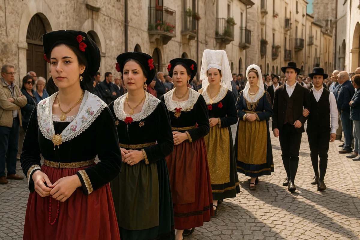 Sfilate in costume tradizionale: dove rivivere le radici culturali dell’Abruzzo attraverso le vie dei borghi