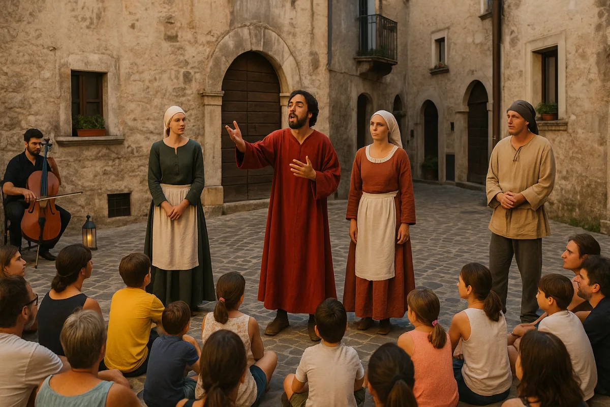 Teatro e spettacoli itineranti nei centri storici abruzzesi: il modo migliore per scoprire storie locali dal vivo