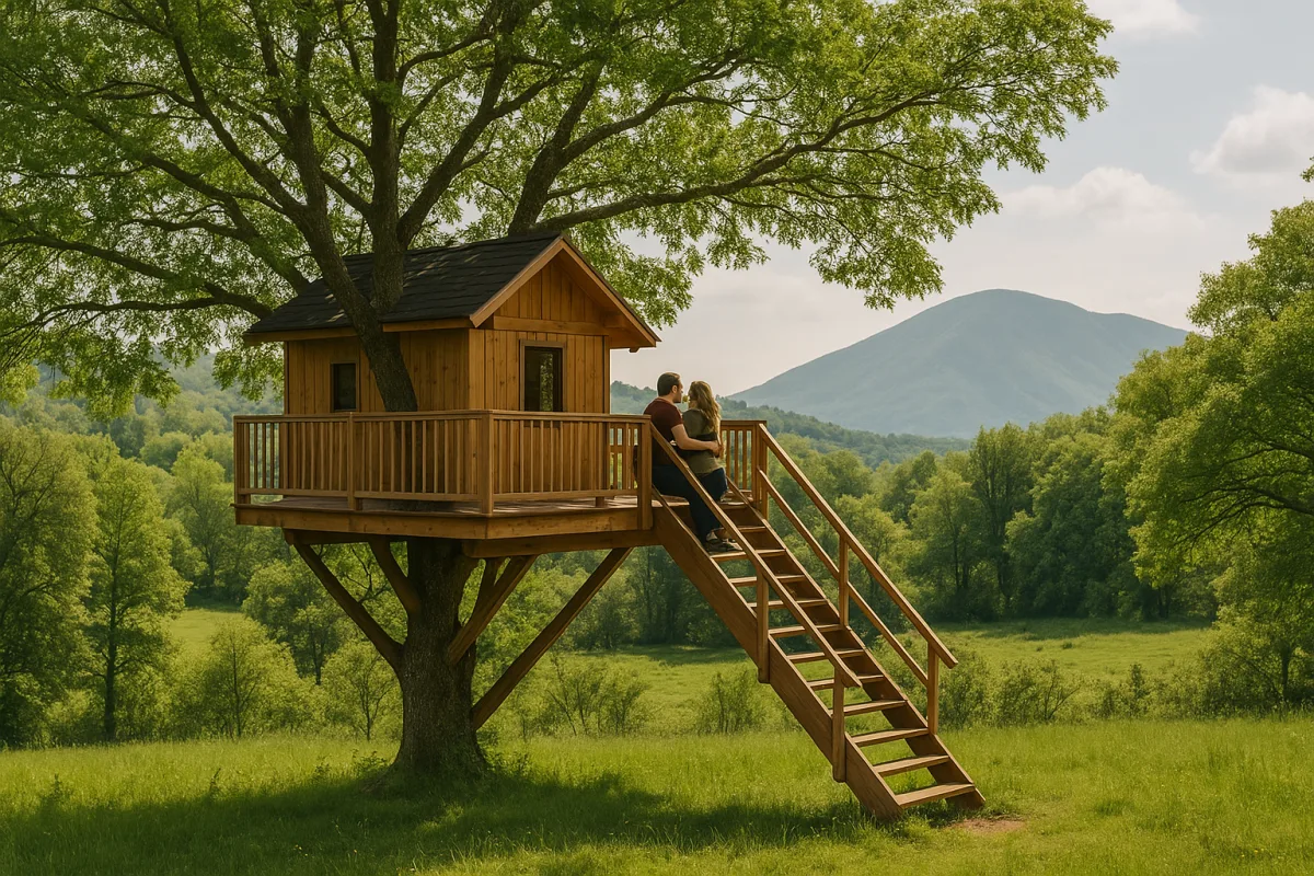 Weekend in una casa sull’albero in Abruzzo: il contatto totalizzante con la natura che rigenera davvero