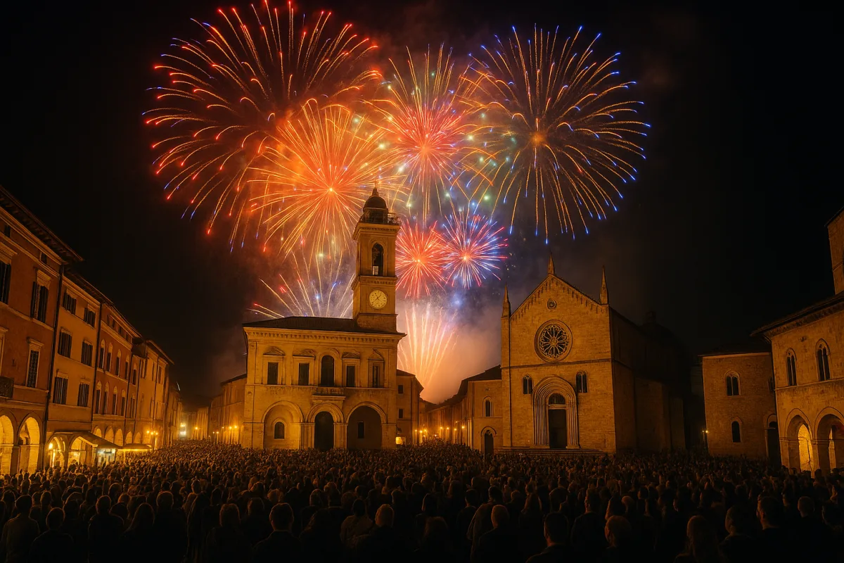 Dove vedere i fuochi d’artificio più spettacolari in Abruzzo? Piazze che si tingono di colori e folklore