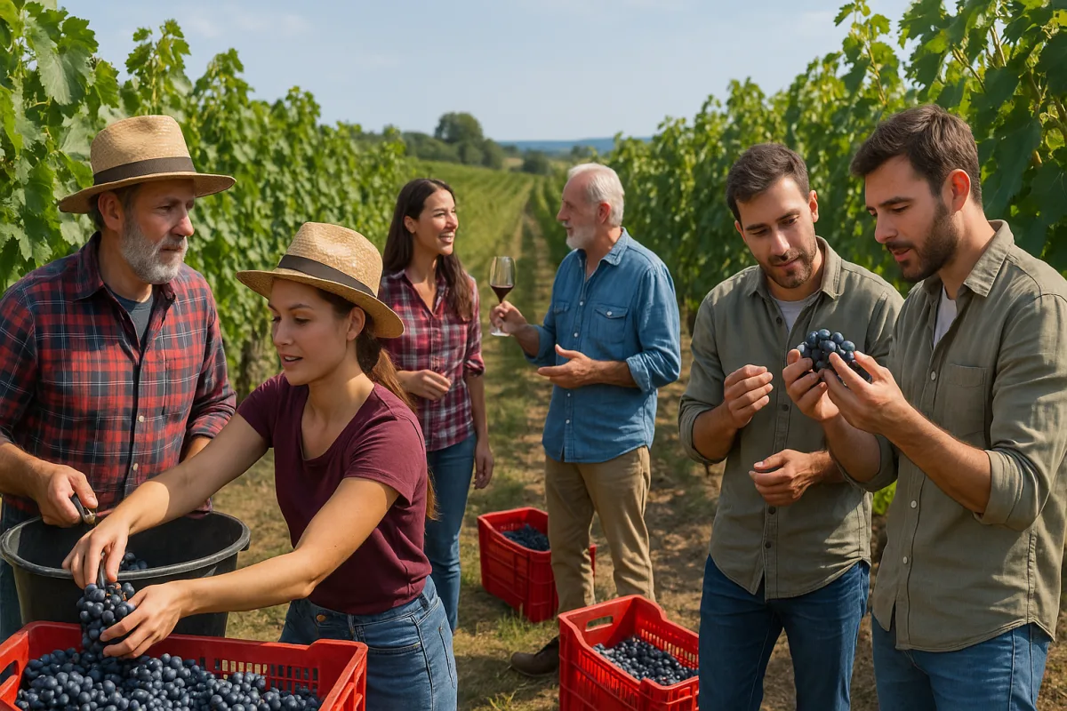 Quali eventi legati alla vendemmia coinvolgono i visitatori? Esperienze da vivere tra filari e cantine di paese