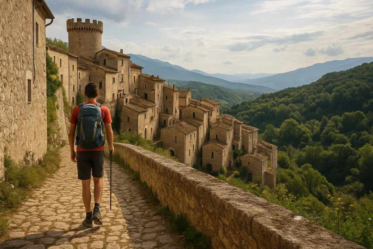 Borghi d'Abruzzo a misura di camminatore: passeggiate facili tra mura antiche e natura