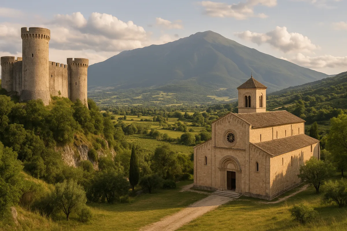 Itinerario tra le abbazie e i castelli sulla Valle del Tirino: arte e leggende lungo il cammino