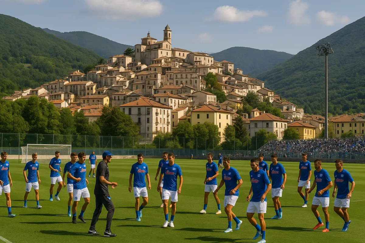 Castel di Sangro e il Napoli: perché l'Abruzzo è la casa azzurra d'estate