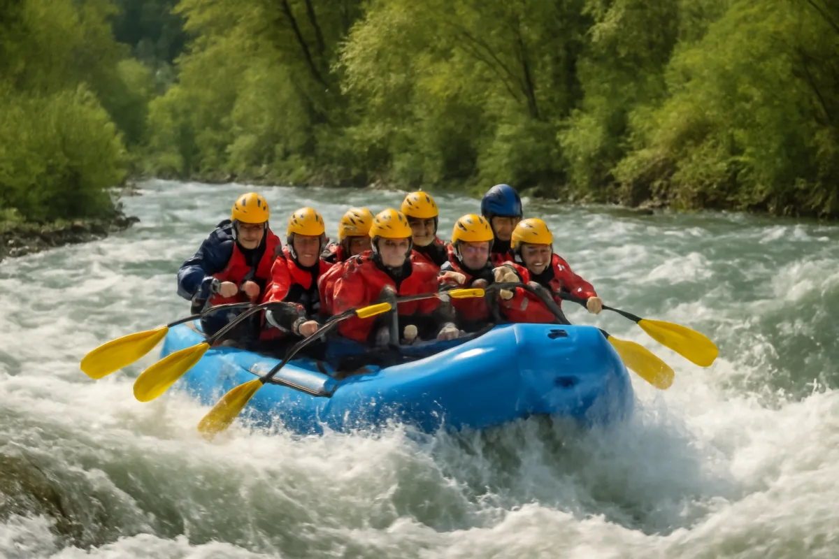 Rafting sul fiume Aventino in primavera: la portata che cambia tutto