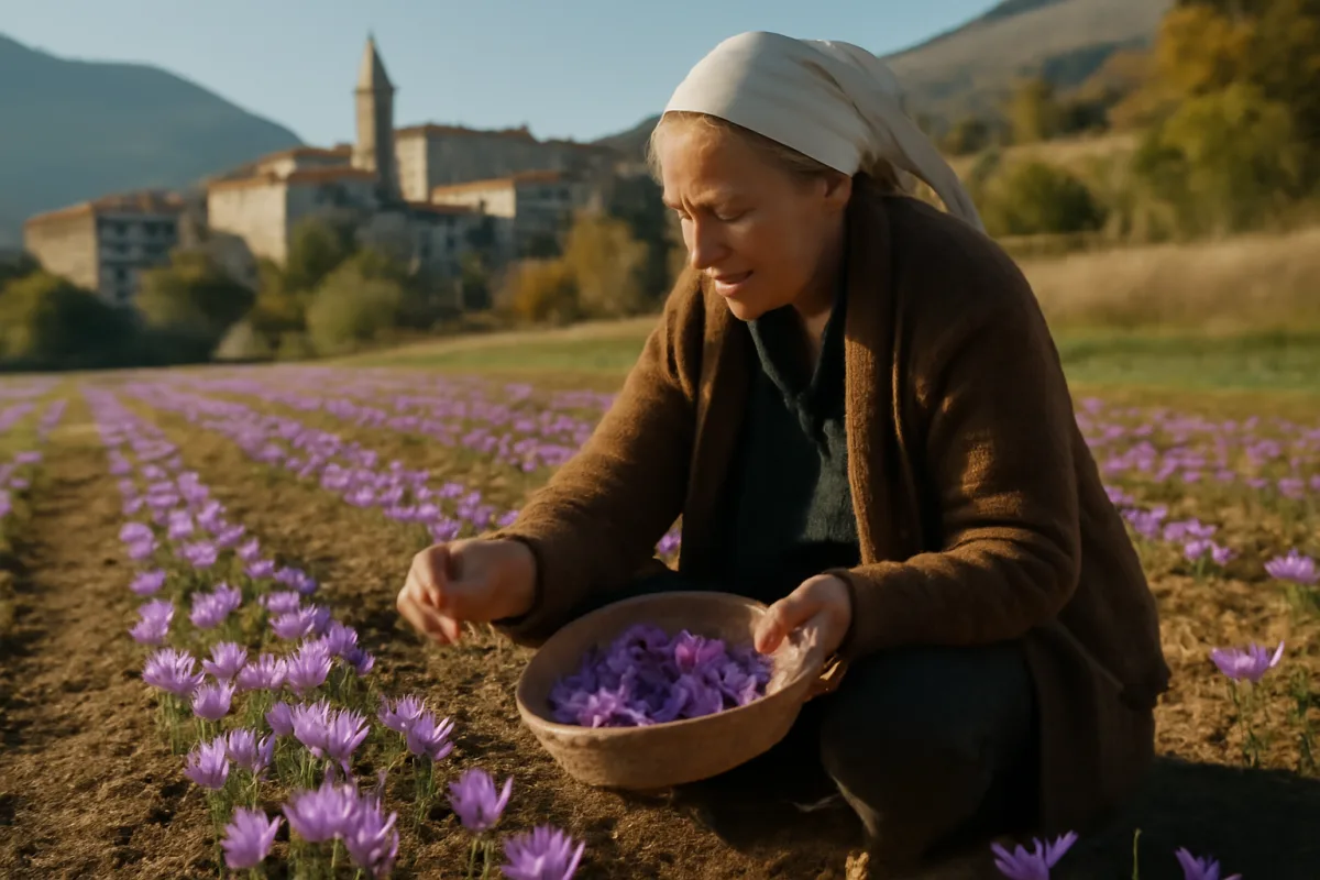 Periodo di fioritura dello zafferano a Navelli: il momento esatto da non perdere