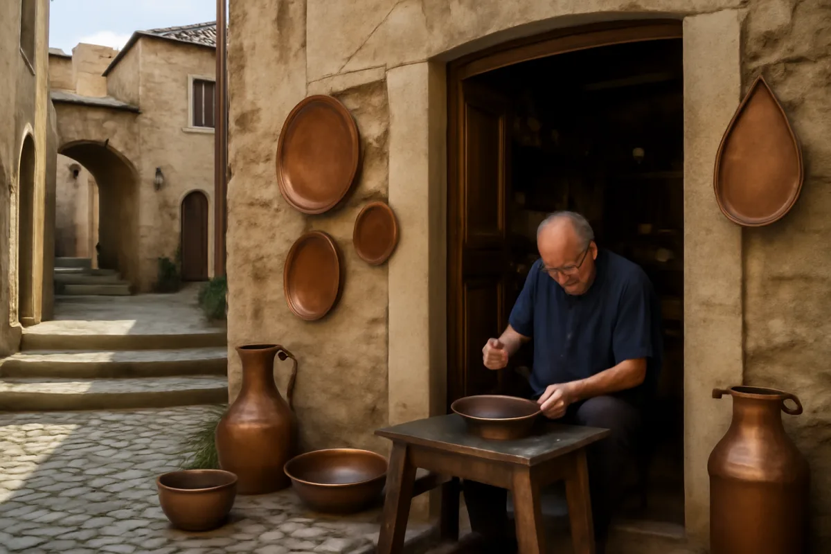 Borghi abruzzesi con artigiani ancora al lavoro: le botteghe vive da cercare