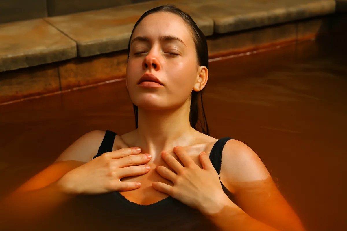 Bagno termale in acqua ferruginosa: cosa sentire sul corpo dopo la prima immersione