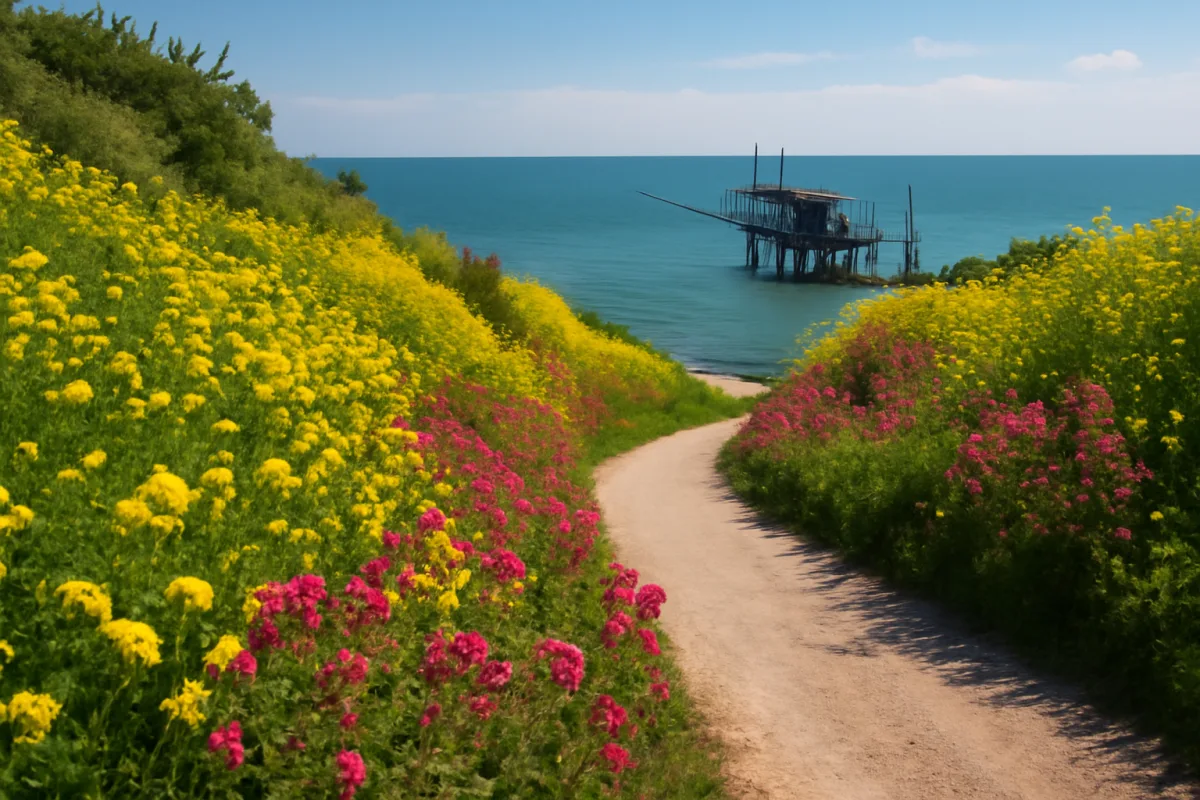 Costa dei Trabocchi in primavera: i colori del percorso che d'estate non ritrovi