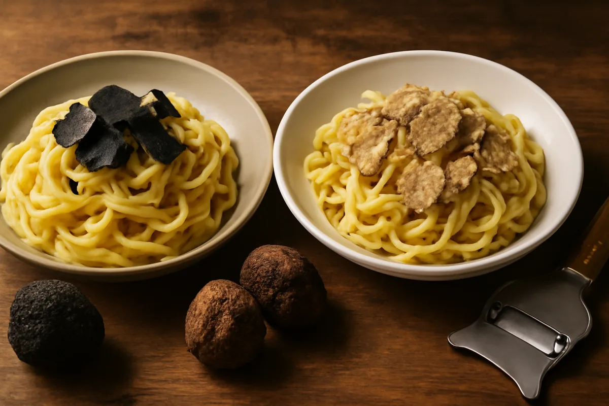 Tartufo nero vs tartufo scorzone in Abruzzo: differenze che senti nel piatto