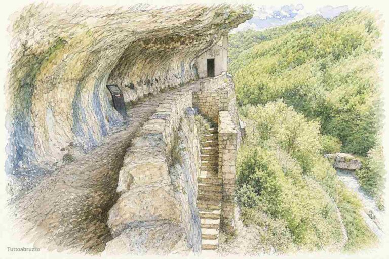 L’eremo più mistico d’Italia non è quello di San Francesco. Ma questa cella scavata nella roccia dove si rifugiò un Papa