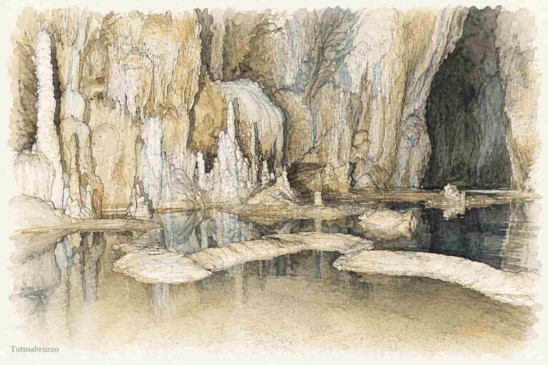La grotta più spettacolare d’Italia non è in Puglia o in Sardegna. Ma questa cavità abruzzese dove un fiume riemerge dalle viscere della terra