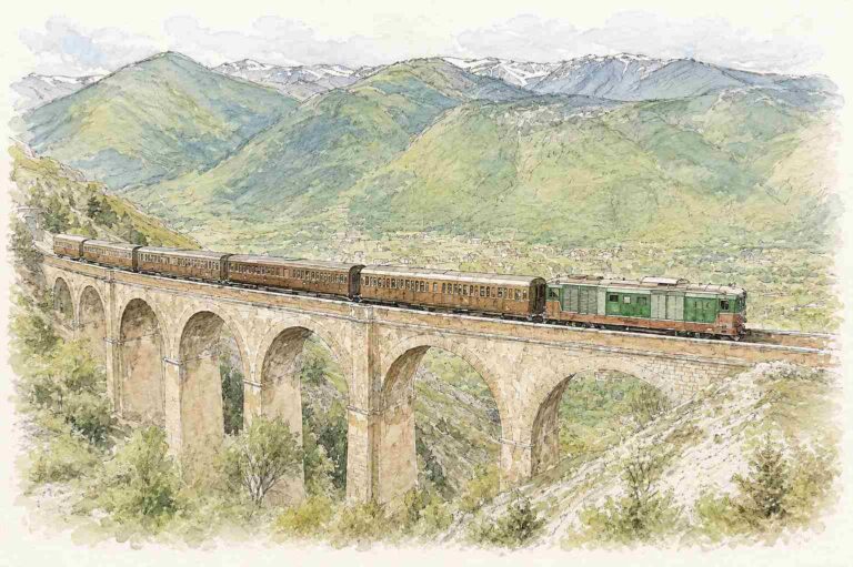 La stazione di montagna più suggestiva d’Italia non è sulle Dolomiti. Ma questa fermata a oltre 1.200 metri nel cuore dell’Appennino